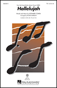 Hallelujah TTB choral sheet music cover